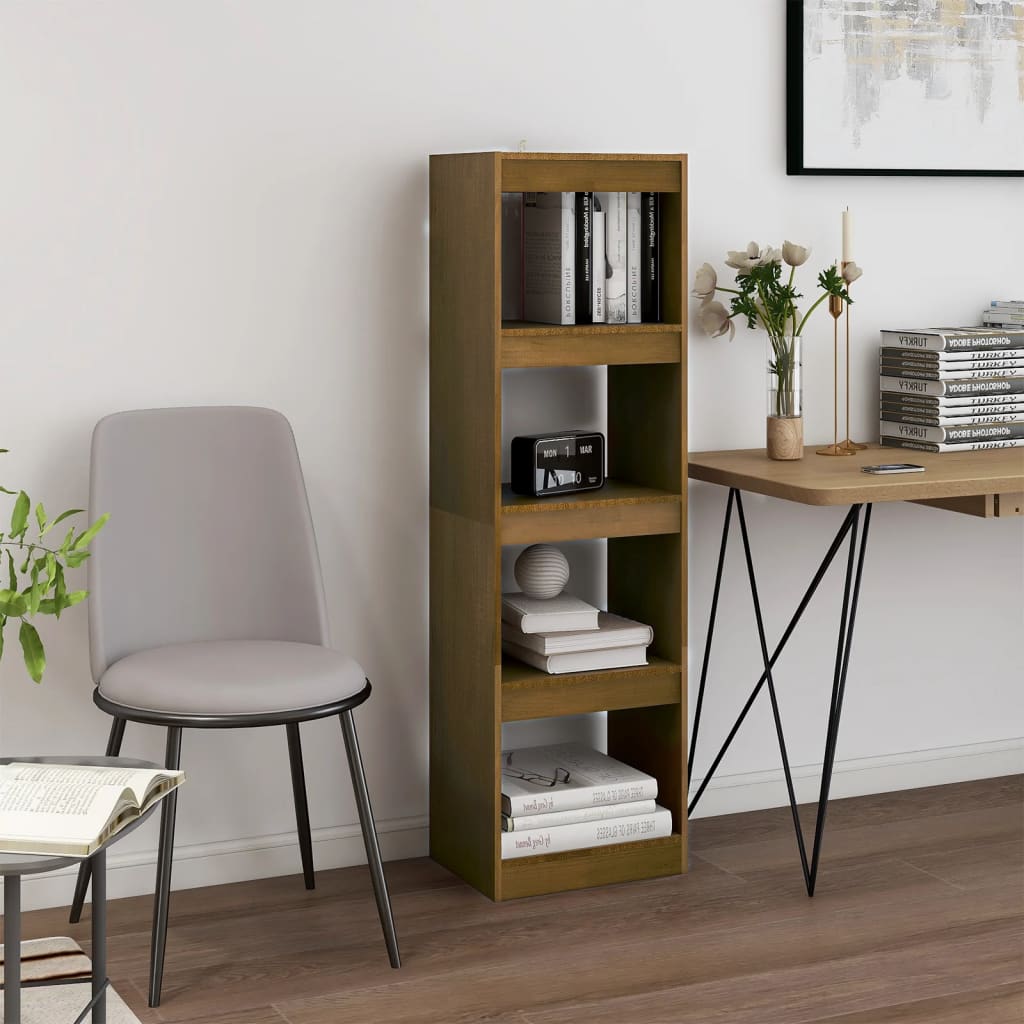 Boekenkast/kamerscherm 40x30x135,5 cm grenenhout honingbruin is nu te koop bij PeponiXL, paradijselijk wonen!