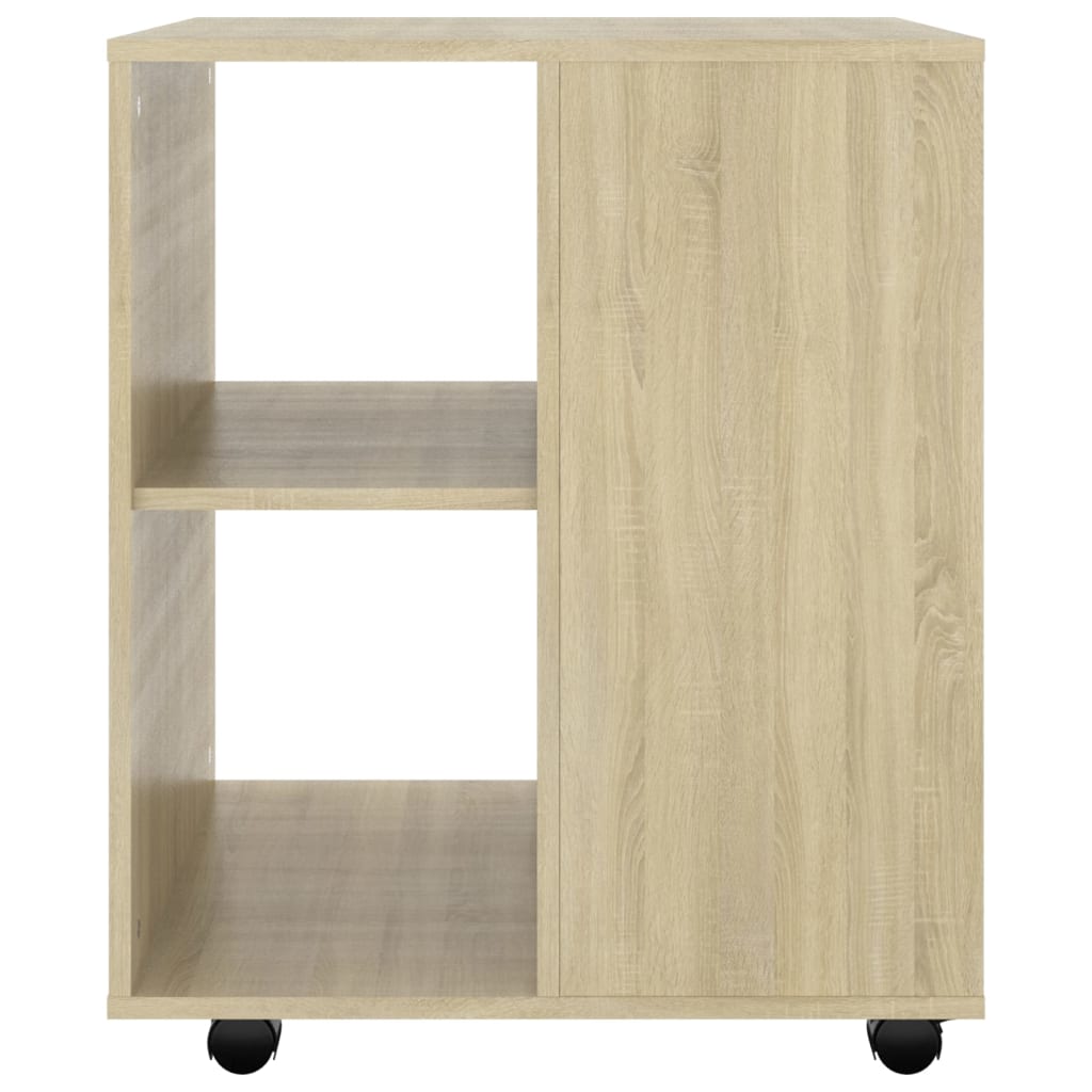 Rolkast 60x53x72 cm bewerkt hout sonoma eikenkleurig is nu te koop bij PeponiXL, paradijselijk wonen!