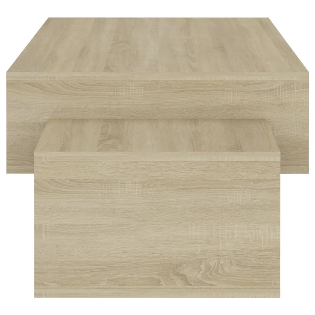 Salontafel 105x55x32 cm bewerkt hout sonoma eikenkleurig is nu te koop bij PeponiXL, paradijselijk wonen!