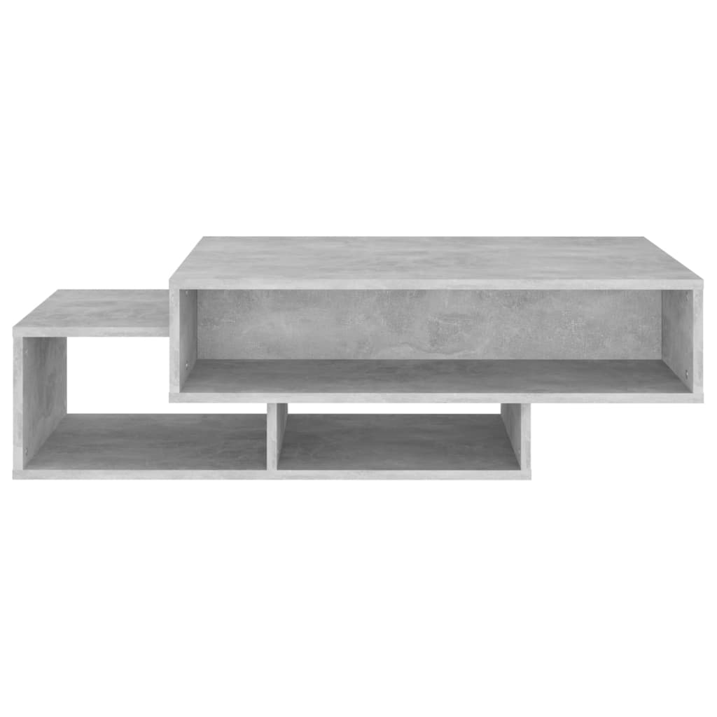 Salontafel 105x55x32 cm bewerkt hout betongrijs is nu te koop bij PeponiXL, paradijselijk wonen!