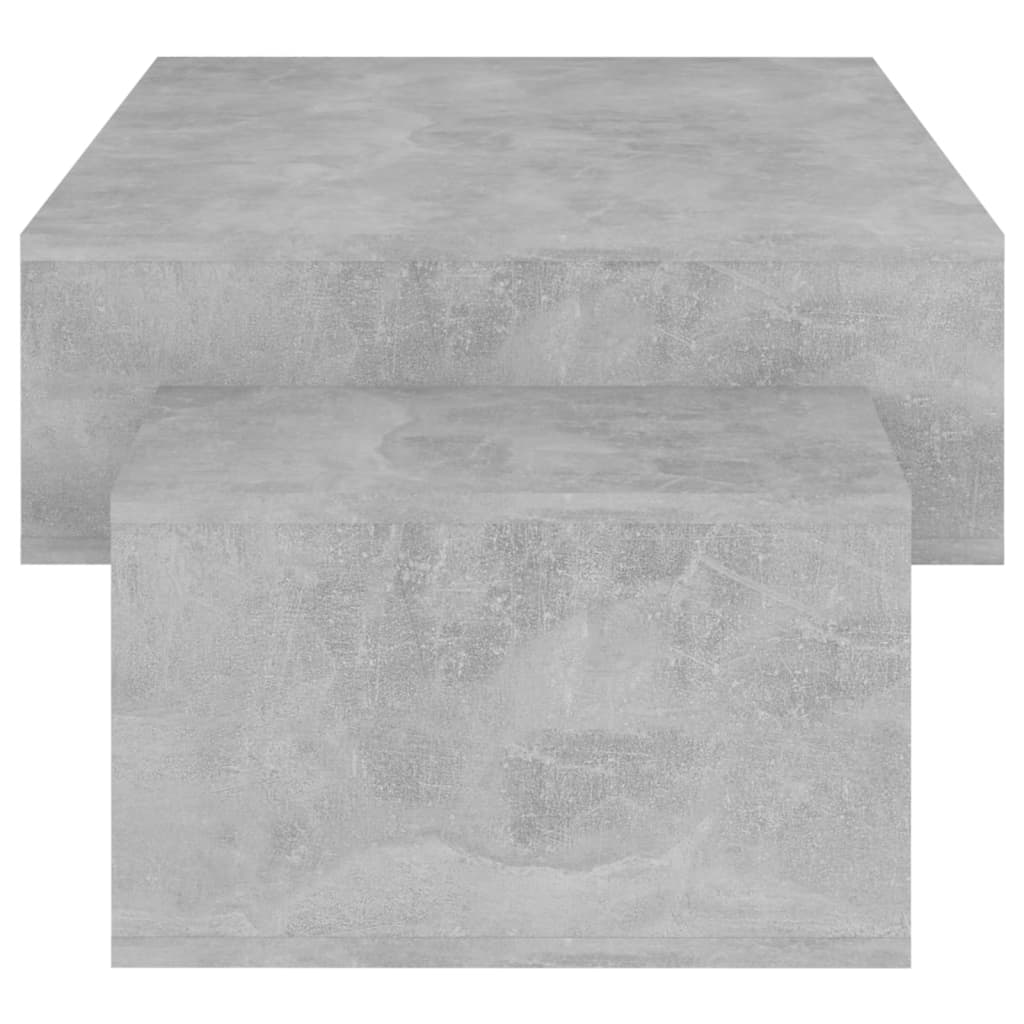 Salontafel 105x55x32 cm bewerkt hout betongrijs is nu te koop bij PeponiXL, paradijselijk wonen!