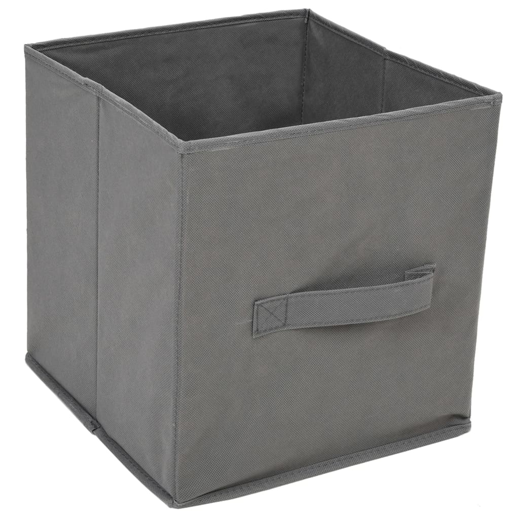 Opbergkast met 3 stoffen lades 34x34x101 cm staal grijs is nu te koop bij PeponiXL, paradijselijk wonen!