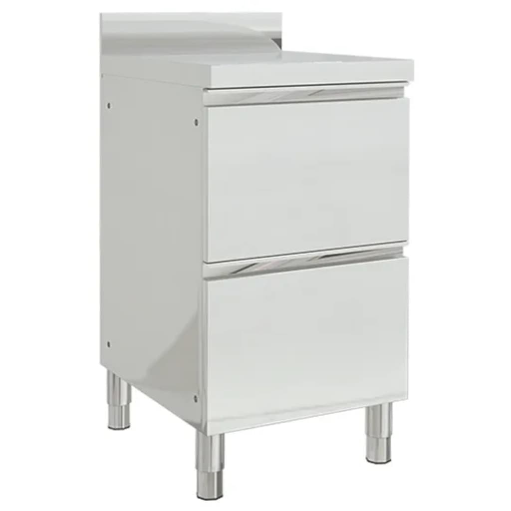 Commerciële keukenkast met 2 lades 50x60x96 cm is nu te koop bij PeponiXL, paradijselijk wonen!