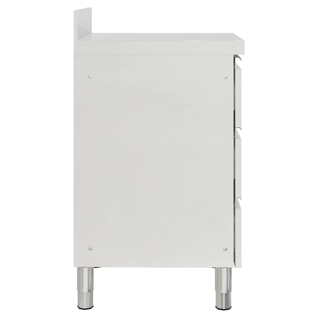 Commerciële keukenkast met 3 lades 50x60x96 cm is nu te koop bij PeponiXL, paradijselijk wonen!