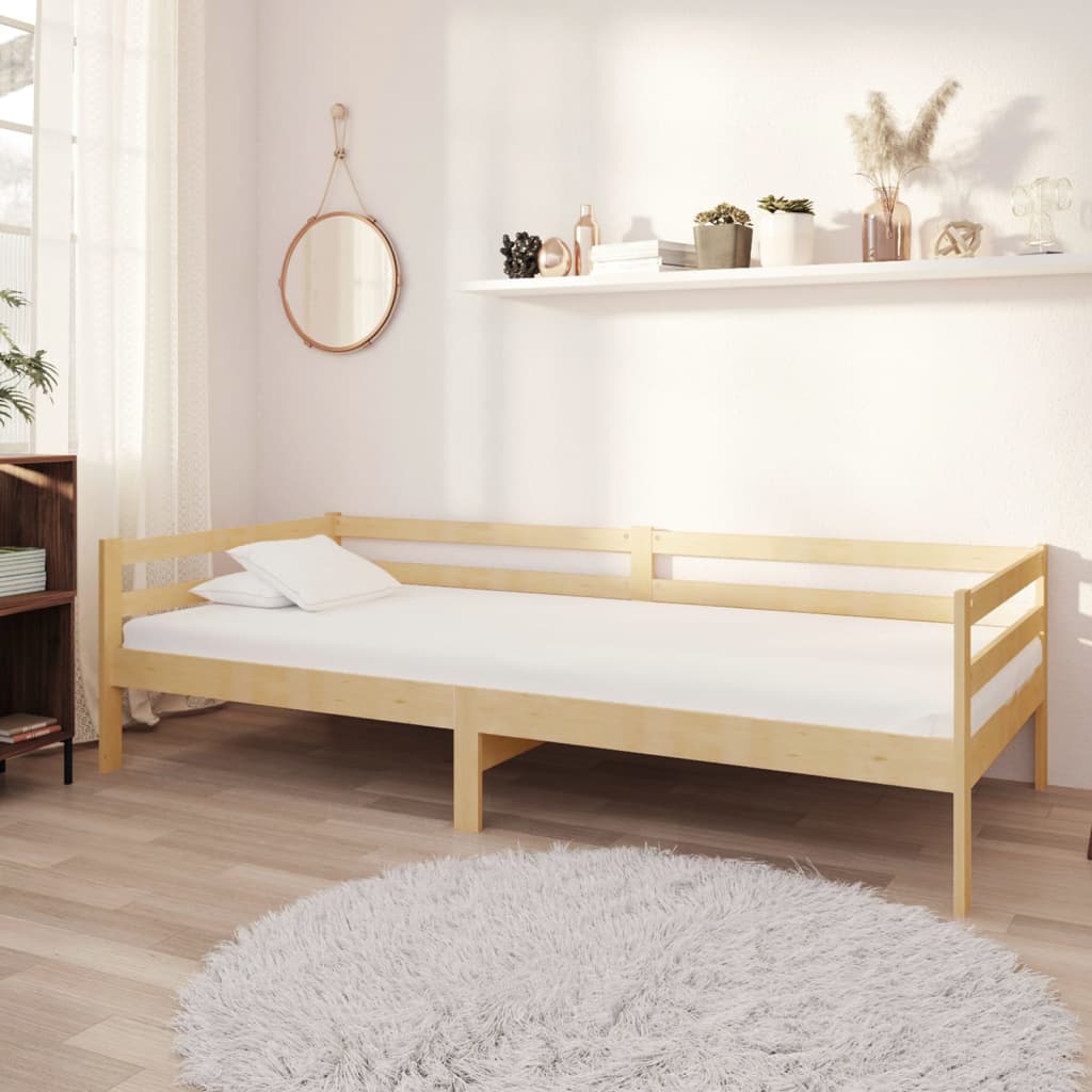 Slaapbank massief grenenhout 90x200 cm is nu te koop bij PeponiXL, paradijselijk wonen!