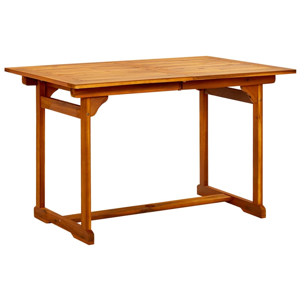 Tuintafel (120-170)x80x75 cm massief acaciahout is nu te koop bij PeponiXL, paradijselijk wonen!