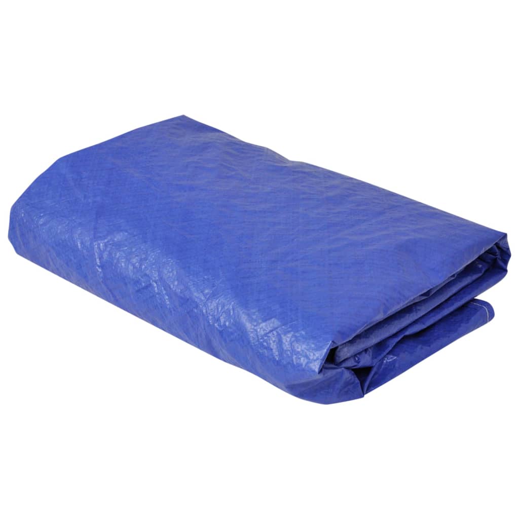 Zwembadhoezen 2 st rond 90 g/m² 540cm PE is nu te koop bij PeponiXL, paradijselijk wonen!
