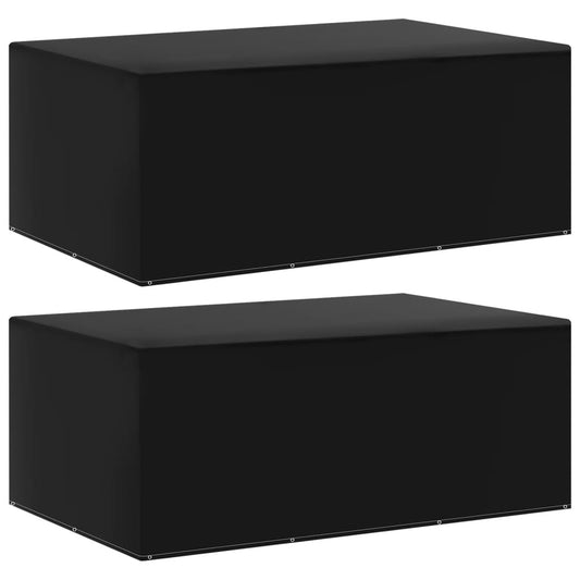 Tuinmeubelhoezen 2 st met 7 oogjes 225x143x90 cm is nu te koop bij PeponiXL, paradijselijk wonen!