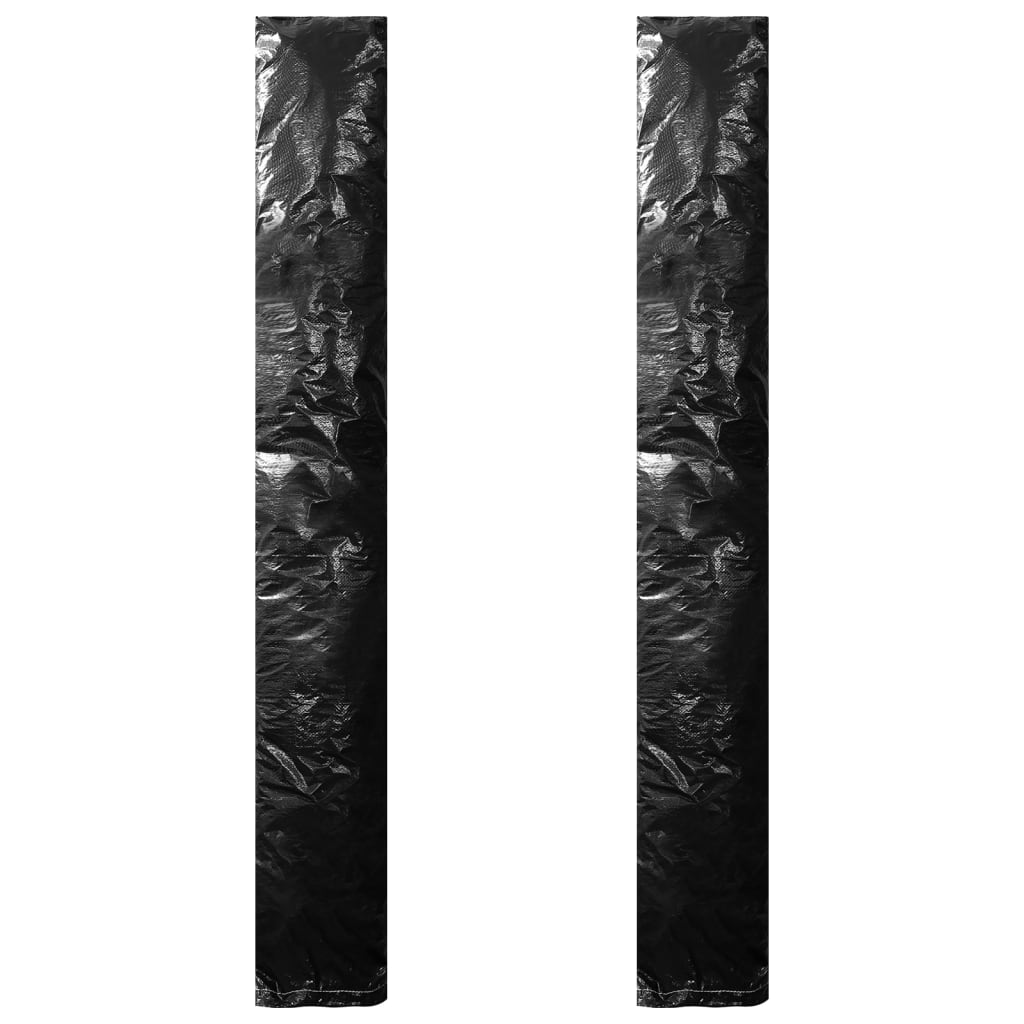Parasolhoezen 2 st met rits 200 cm PE is nu te koop bij PeponiXL, paradijselijk wonen!