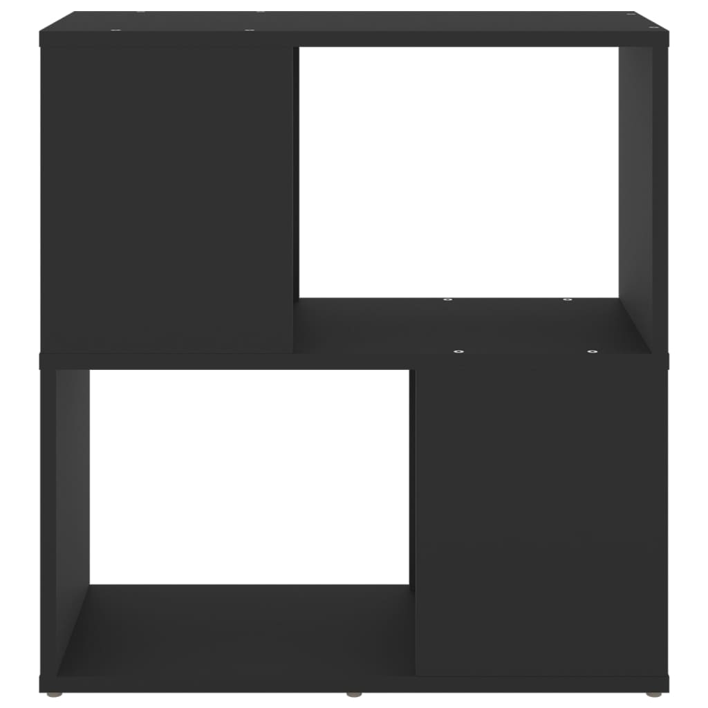 Boekenkast 60x24x63 cm bewerkt hout zwart is nu te koop bij PeponiXL, paradijselijk wonen!