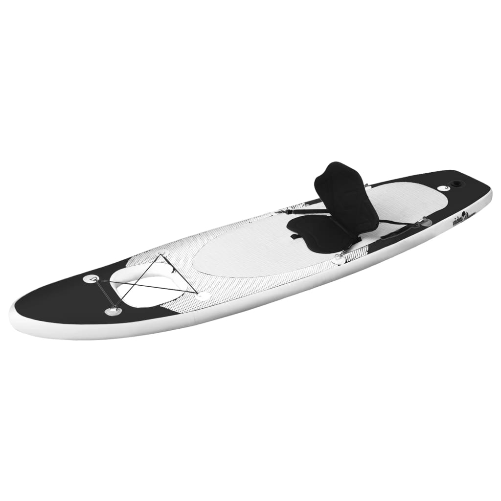 Stand Up Paddleboardset opblaasbaar 300x76x10 cm zwart is nu te koop bij PeponiXL, paradijselijk wonen!