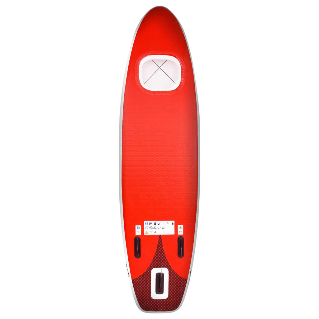 Stand Up Paddleboardset opblaasbaar 330x76x10 cm rood is nu te koop bij PeponiXL, paradijselijk wonen!