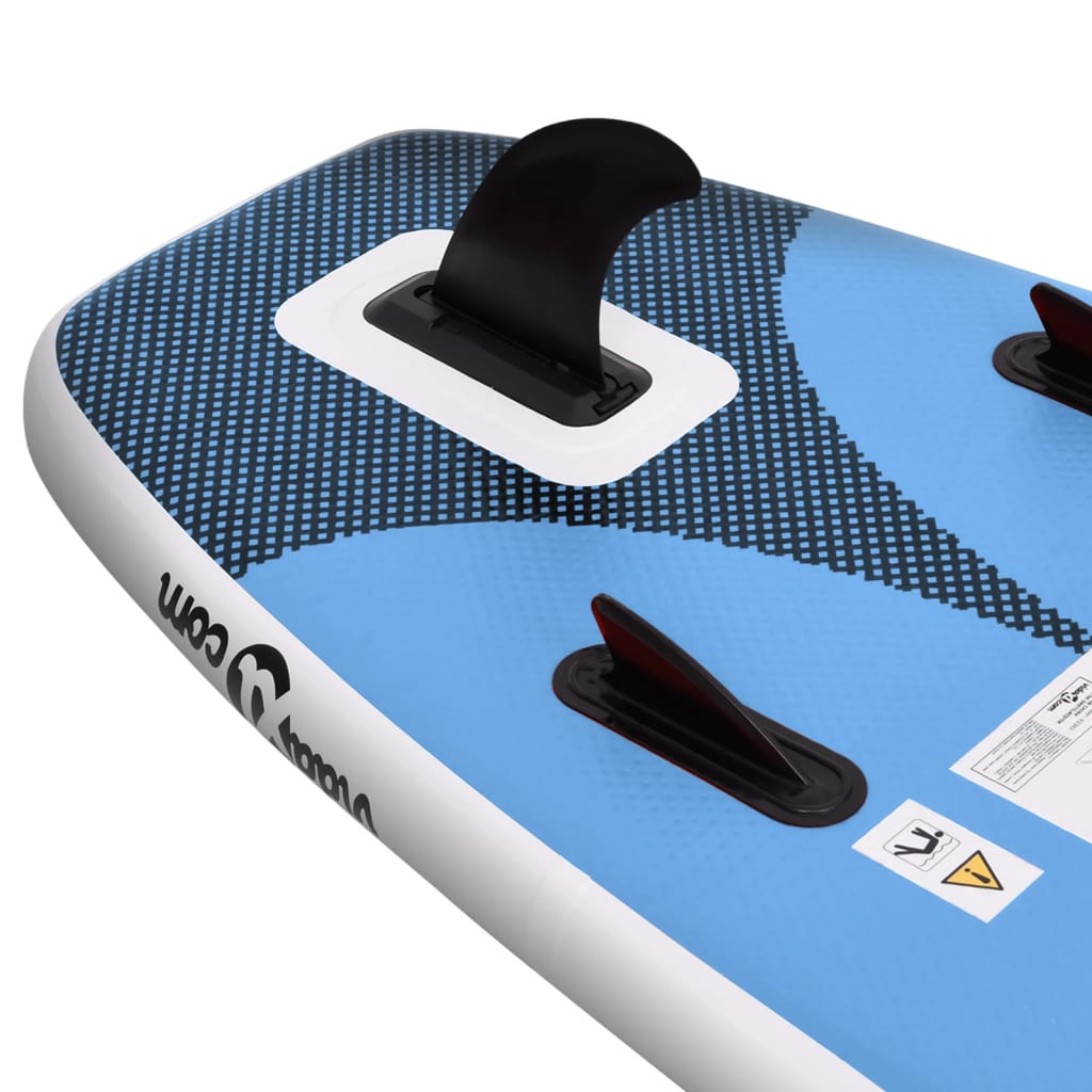 Stand Up Paddleboardset opblaasbaar 360x81x10 cm zeeblauw is nu te koop bij PeponiXL, paradijselijk wonen!