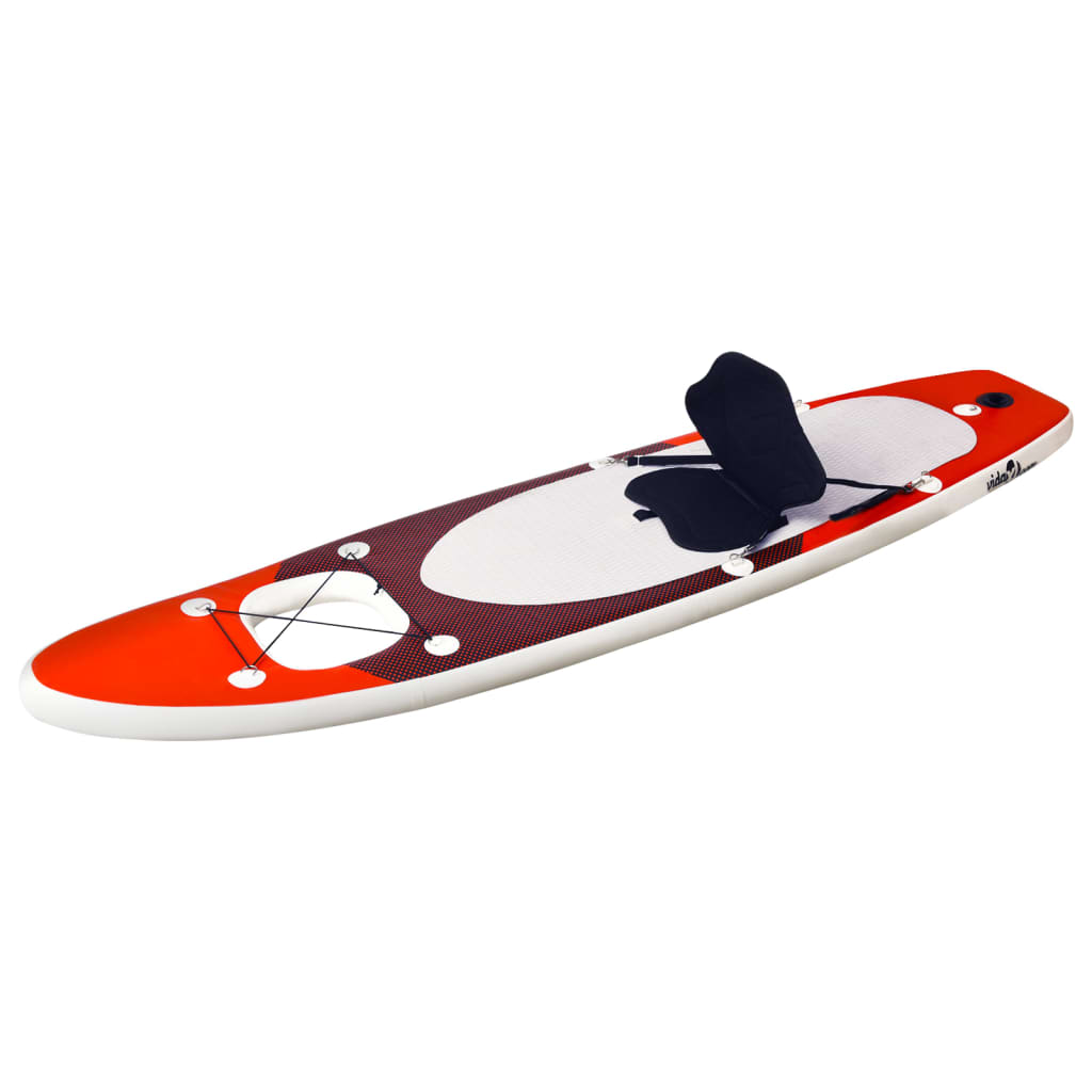 Stand Up Paddleboardset opblaasbaar 360x81x10 cm rood is nu te koop bij PeponiXL, paradijselijk wonen!