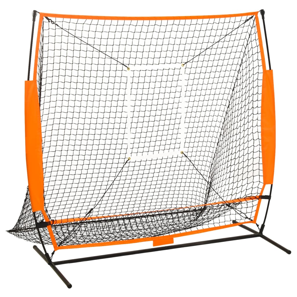 Honkbaltrainingsnet 174x76x158,5 cm zwart is nu te koop bij PeponiXL, paradijselijk wonen!