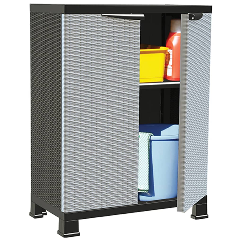 Opbergkast 68x39x92 cm rattan ontwerp is nu te koop bij PeponiXL, paradijselijk wonen!