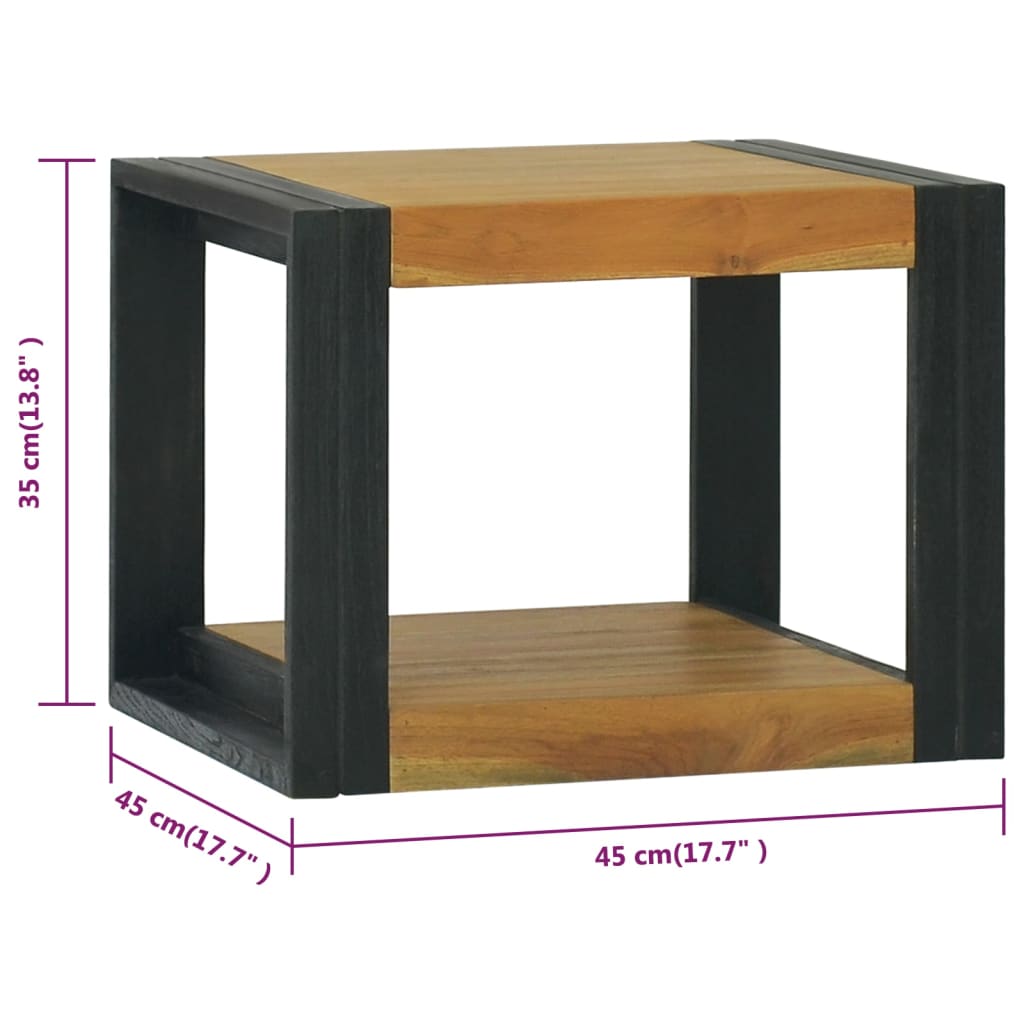 Badkamerwandkast 45x45x35 cm massief teakhout is nu te koop bij PeponiXL, paradijselijk wonen!