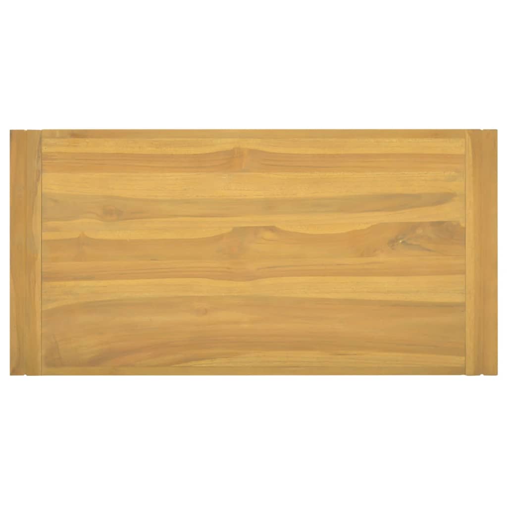 Badkamerwandkast 90x45x35 cm massief teakhout is nu te koop bij PeponiXL, paradijselijk wonen!