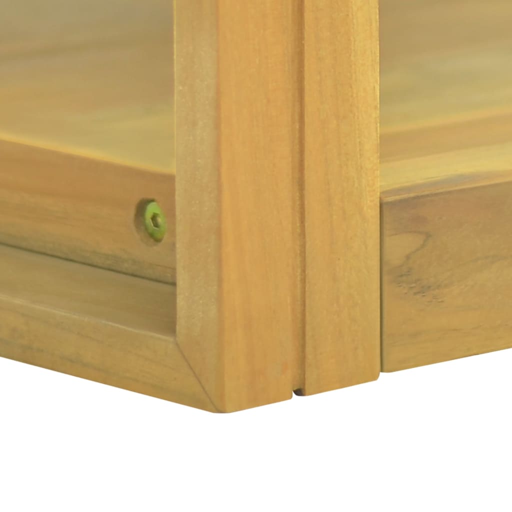 Badkamerwandkast 90x45x35 cm massief teakhout is nu te koop bij PeponiXL, paradijselijk wonen!