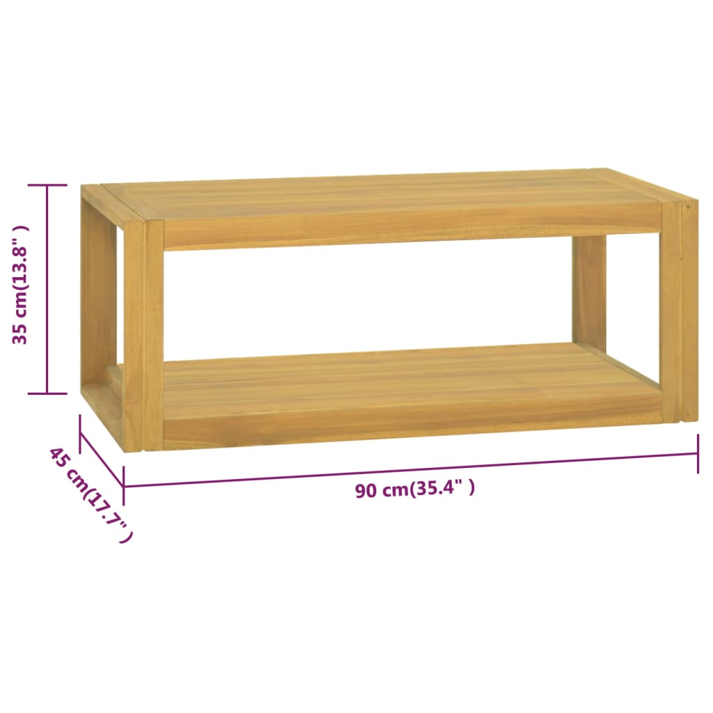 Badkamerwandkast 90x45x35 cm massief teakhout is nu te koop bij PeponiXL, paradijselijk wonen!