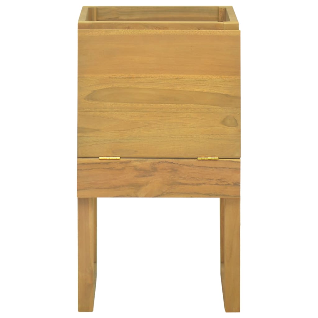 Badkamerkast 41x40x75 cm massief teakhout is nu te koop bij PeponiXL, paradijselijk wonen!