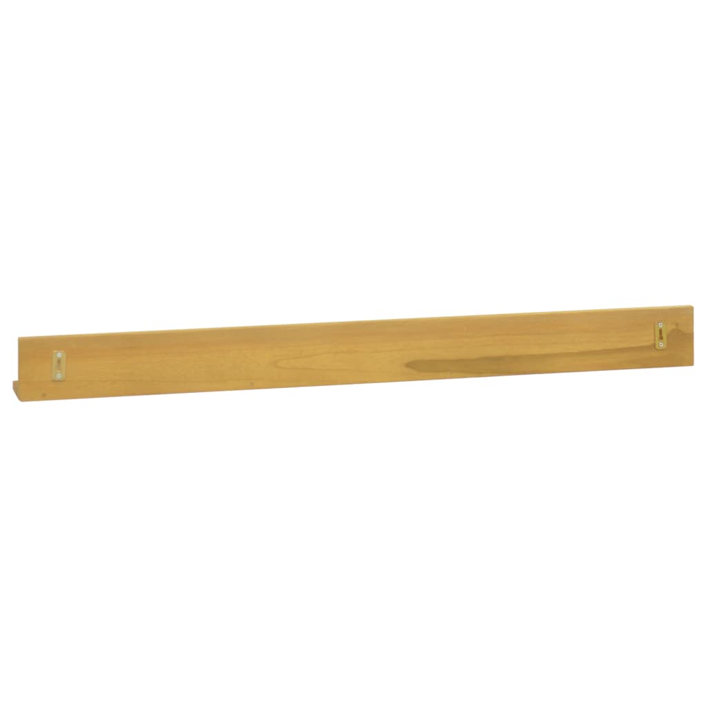 Wandschappen 2 st 110x10x10 cm massief teakhout is nu te koop bij PeponiXL, paradijselijk wonen!