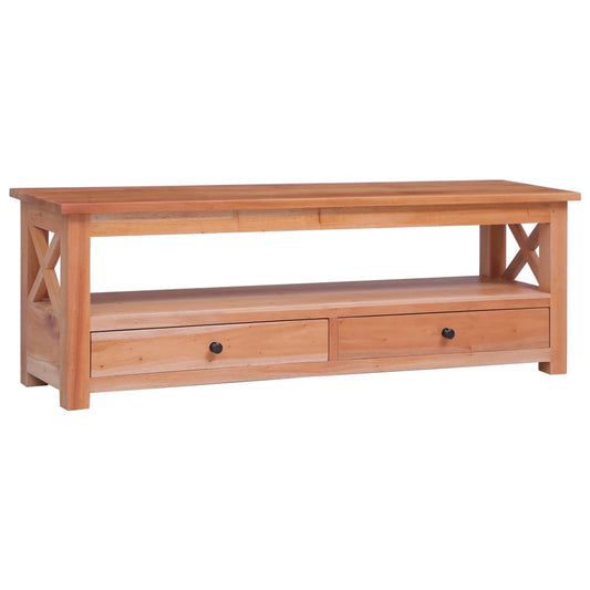 Tv-meubel 115x30x40 cm massief mahoniehout is nu te koop bij PeponiXL, paradijselijk wonen!