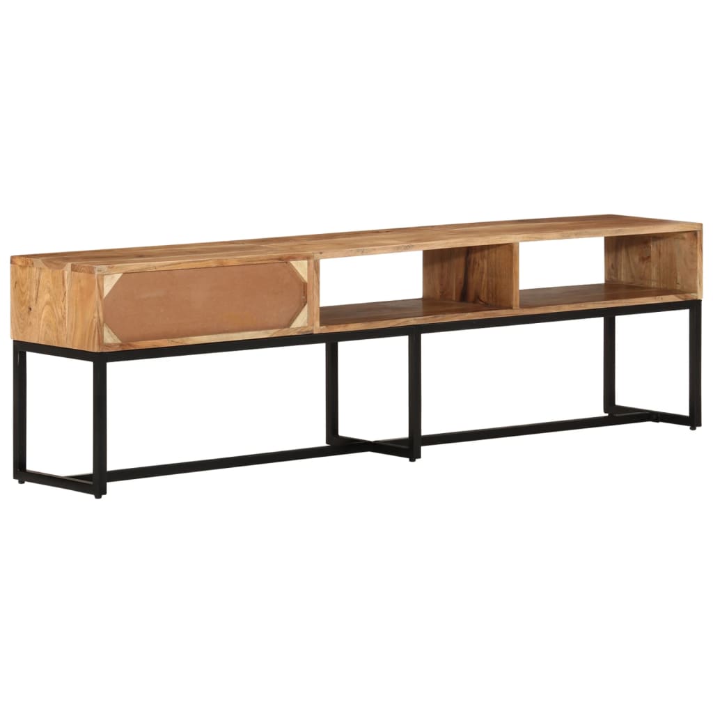 Tv-meubel 160x30x45 cm massief acaciahout is nu te koop bij PeponiXL, paradijselijk wonen!