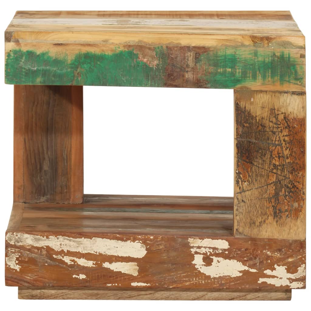 Salontafel 45x45x40 cm massief gerecycled hout is nu te koop bij PeponiXL, paradijselijk wonen!