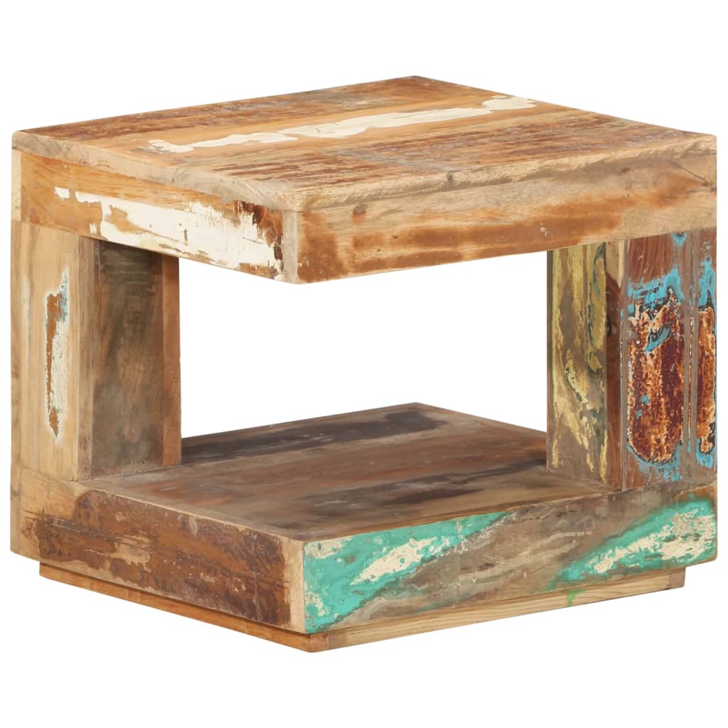 Salontafel 45x45x40 cm massief gerecycled hout is nu te koop bij PeponiXL, paradijselijk wonen!