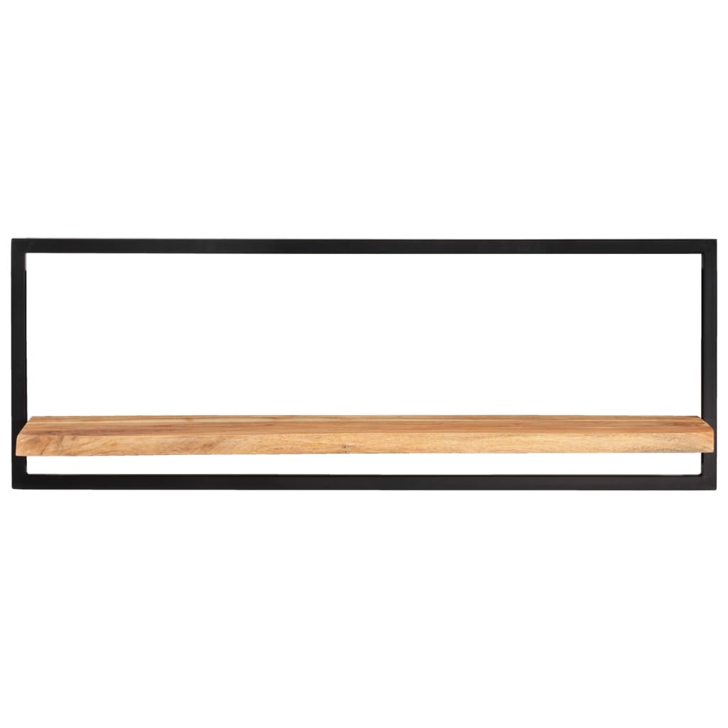Wandschappen 2 st 100x24x35 cm massief acaciahout en staal is nu te koop bij PeponiXL, paradijselijk wonen!