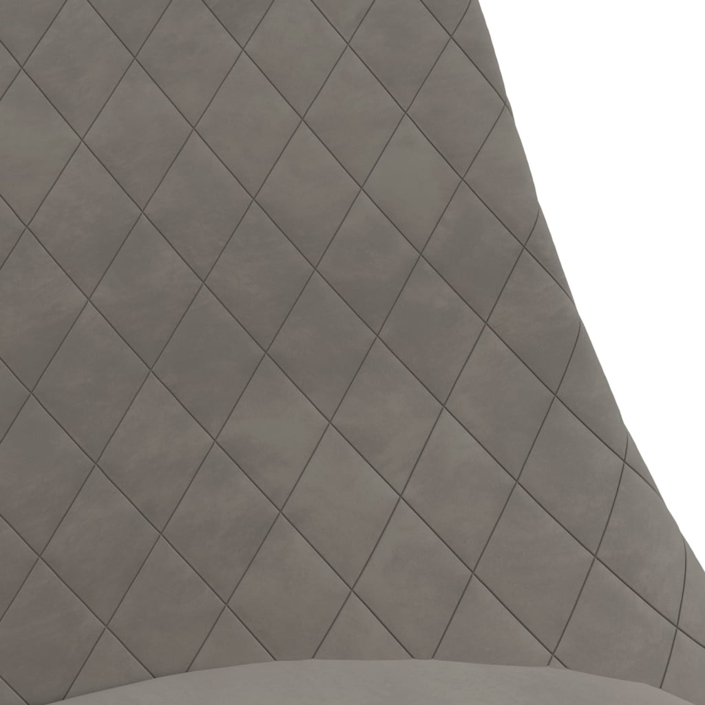 Eetkamerstoelen draaibaar 4 st fluweel lichtgrijs is nu te koop bij PeponiXL, paradijselijk wonen!
