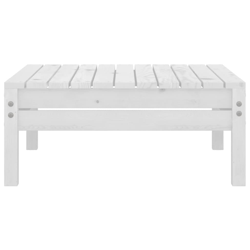 9-delige Loungeset massief grenenhout wit is nu te koop bij PeponiXL, paradijselijk wonen!