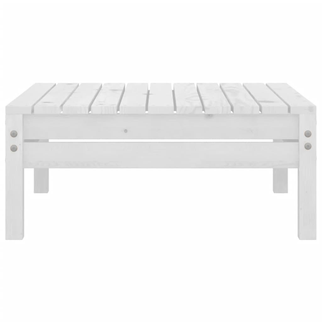 7-delige Loungeset massief grenenhout wit is nu te koop bij PeponiXL, paradijselijk wonen!
