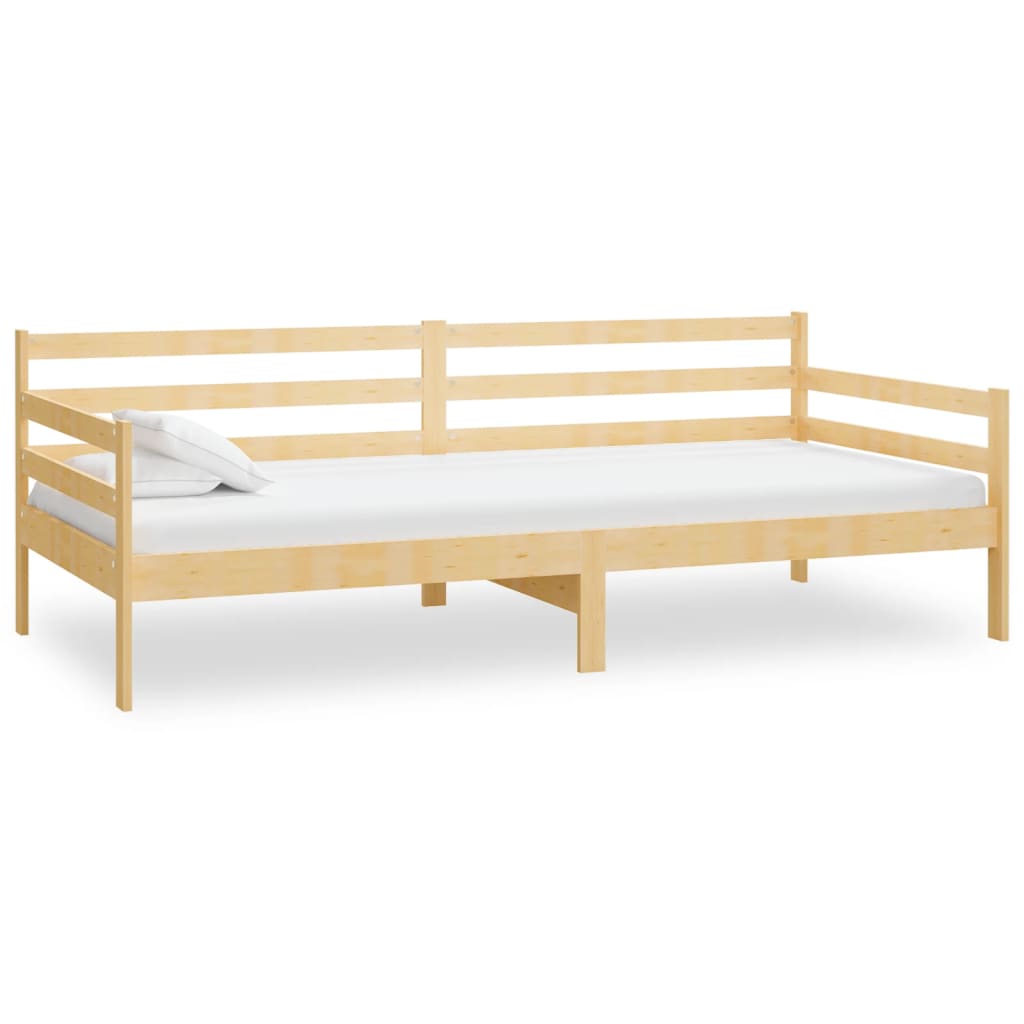Slaapbank met matras massief grenenhout 90x200 cm is nu te koop bij PeponiXL, paradijselijk wonen!