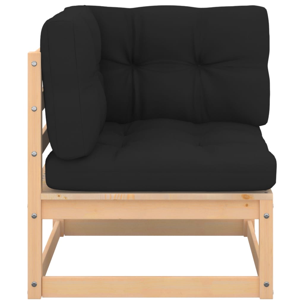 8-delige Loungeset met kussens massief grenenhout is nu te koop bij PeponiXL, paradijselijk wonen!