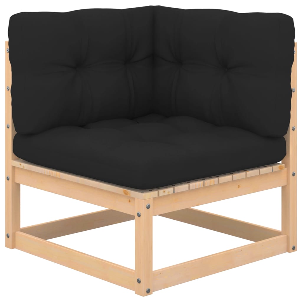 4-delige Loungeset massief grenenhout is nu te koop bij PeponiXL, paradijselijk wonen!