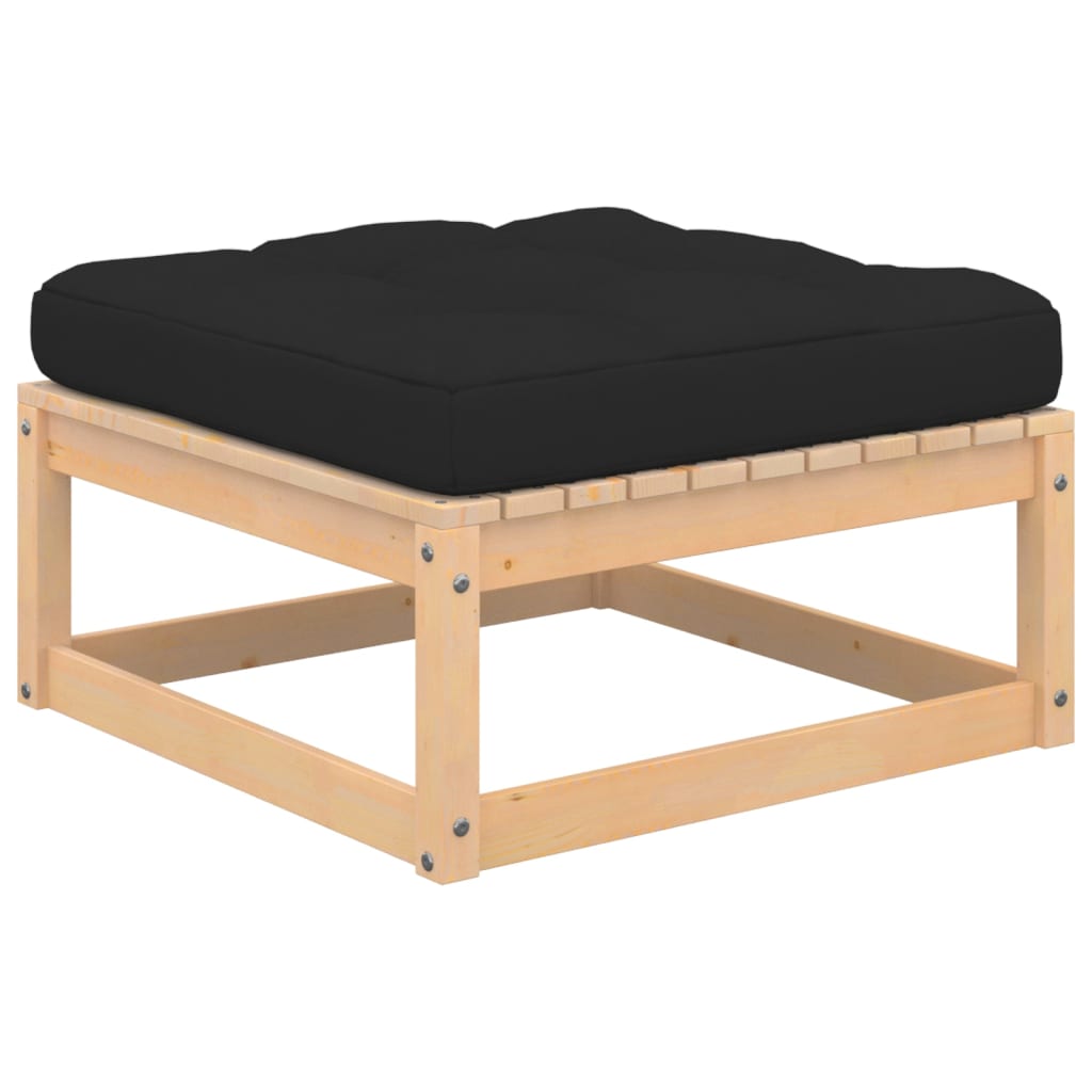 3-delige Loungeset met kussens massief grenenhout is nu te koop bij PeponiXL, paradijselijk wonen!