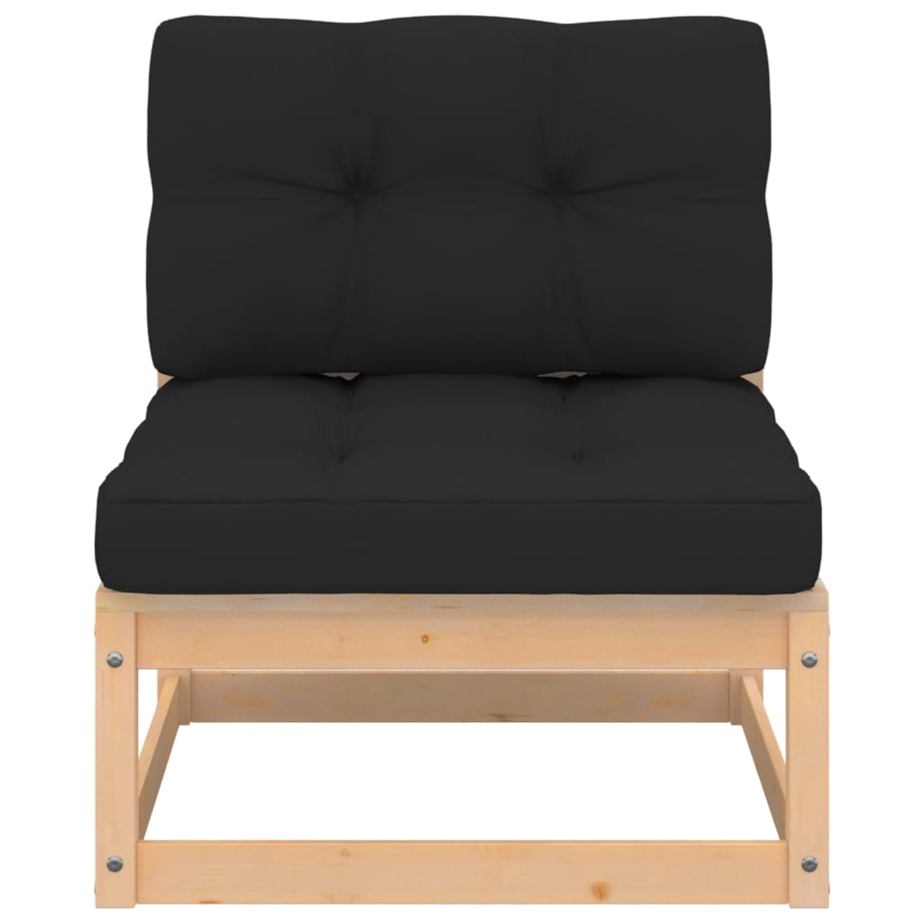 4-delige Loungeset massief grenenhout is nu te koop bij PeponiXL, paradijselijk wonen!