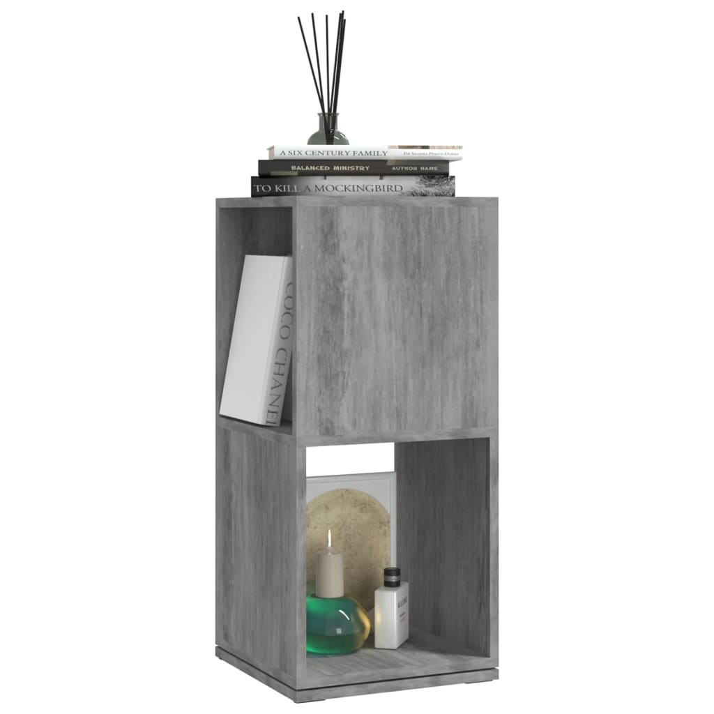 Draaikast 34,5x34,5x75,5 cm spaanplaat betongrijs is nu te koop bij PeponiXL, paradijselijk wonen!