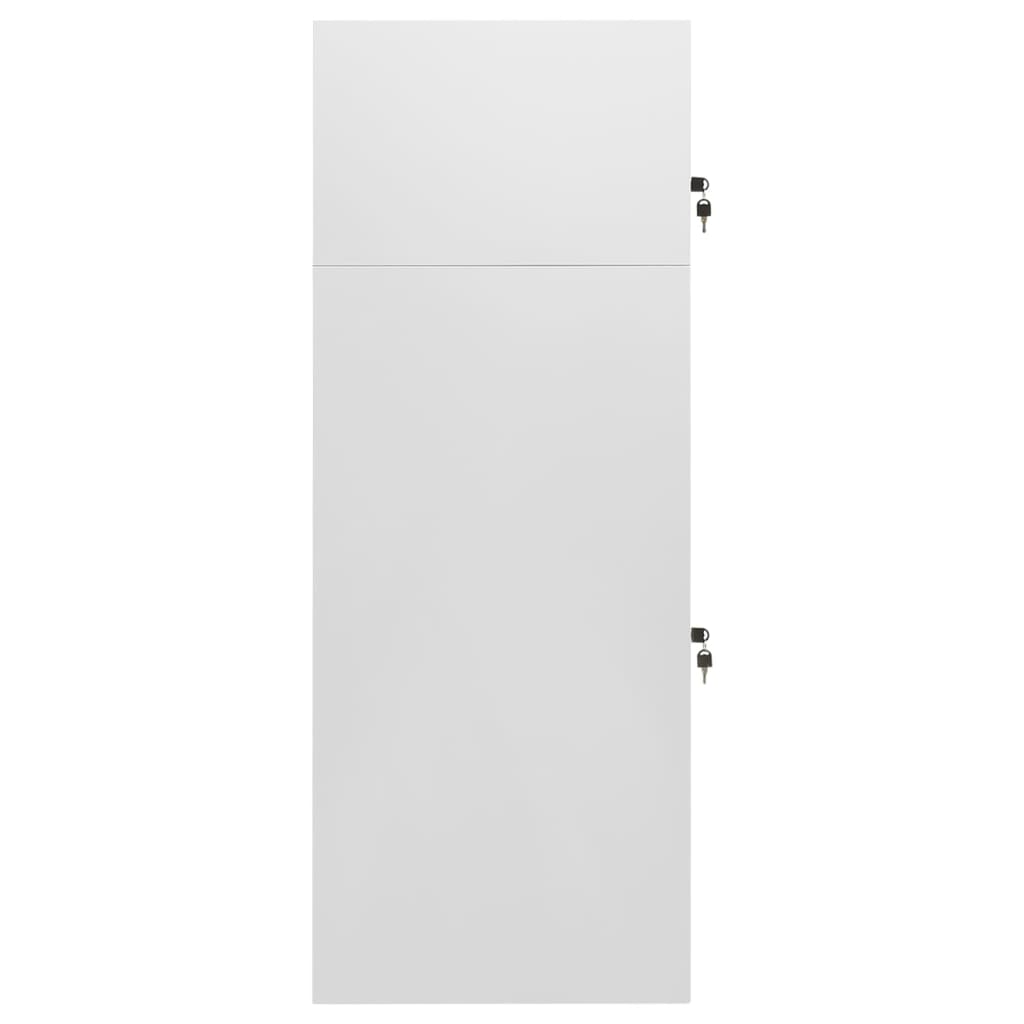 Zadelkast 53x53x140 cm staal lichtgrijs is nu te koop bij PeponiXL, paradijselijk wonen!