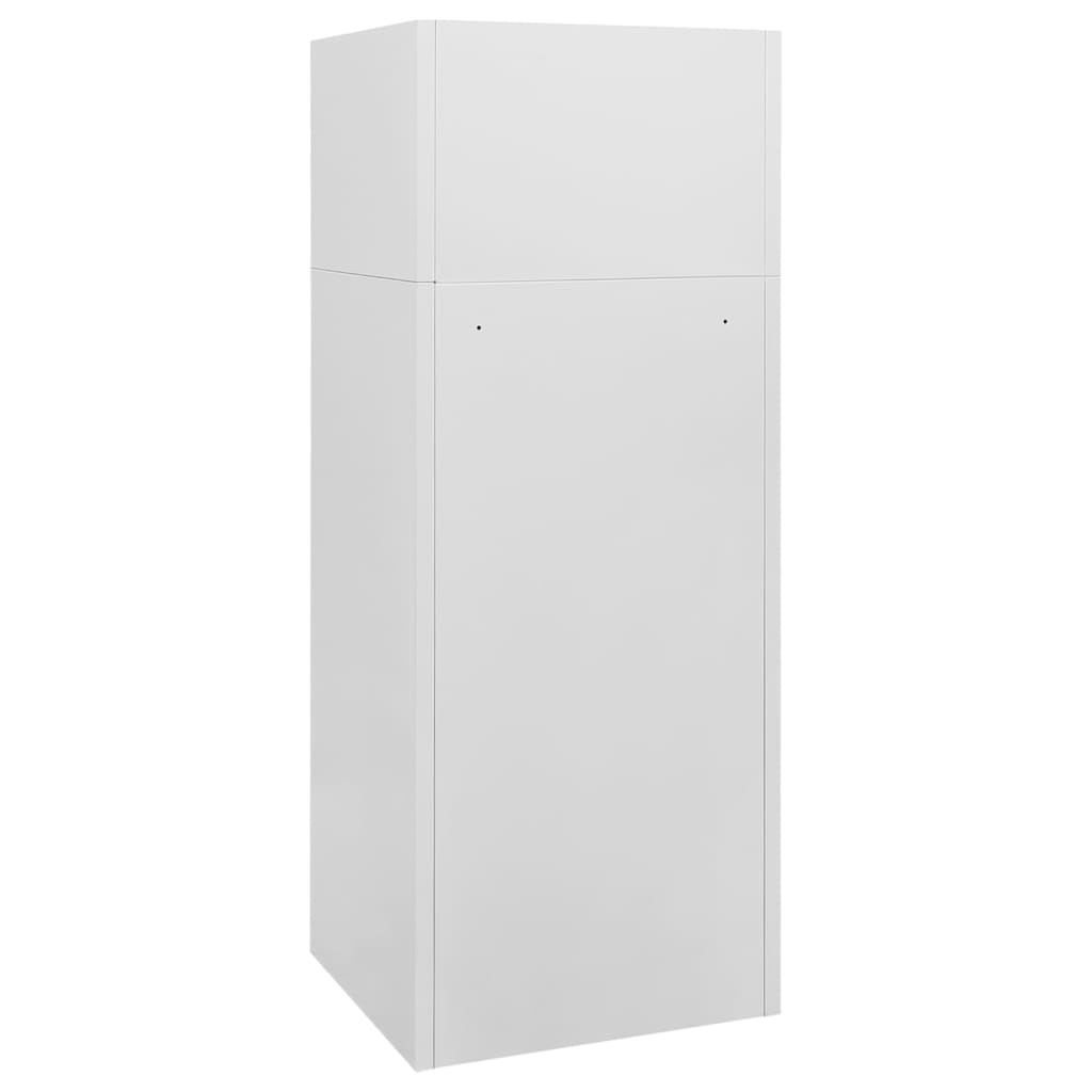 Zadelkast 53x53x140 cm staal lichtgrijs is nu te koop bij PeponiXL, paradijselijk wonen!