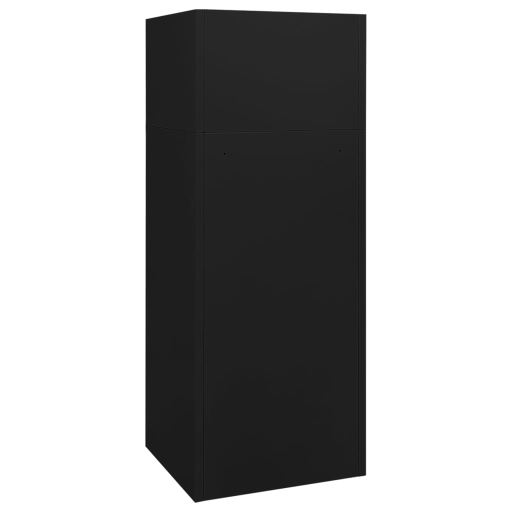 Zadelkast 53x53x140 cm staal zwart is nu te koop bij PeponiXL, paradijselijk wonen!