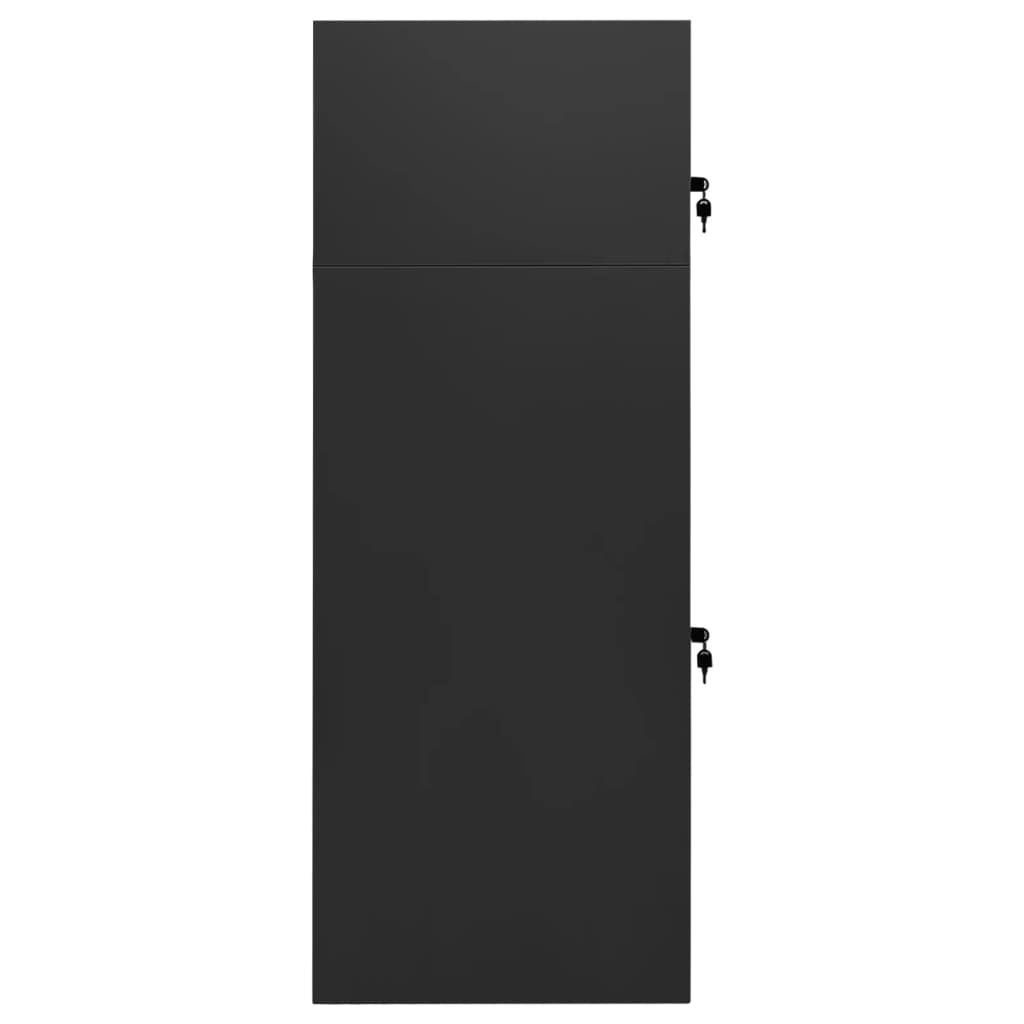 Zadelkast 53x53x140 cm staal antracietkleurig is nu te koop bij PeponiXL, paradijselijk wonen!