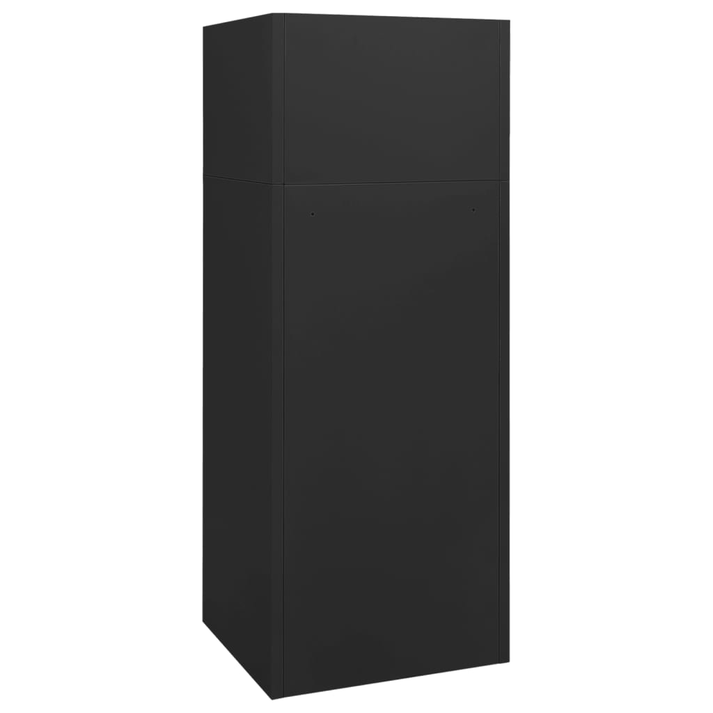 Zadelkast 53x53x140 cm staal antracietkleurig is nu te koop bij PeponiXL, paradijselijk wonen!