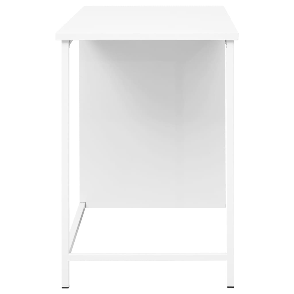 Bureau industrieel met lades 105x52x75 cm staal wit is nu te koop bij PeponiXL, paradijselijk wonen!