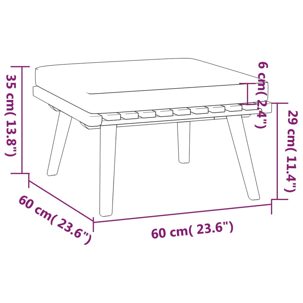8-delige Loungeset met kussens massief acaciahout is nu te koop bij PeponiXL, paradijselijk wonen!