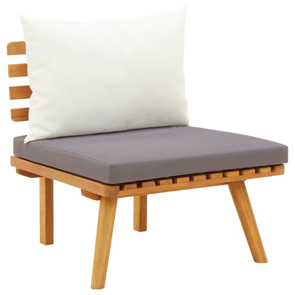 6-delige Loungeset met kussens massief acaciahout is nu te koop bij PeponiXL, paradijselijk wonen!