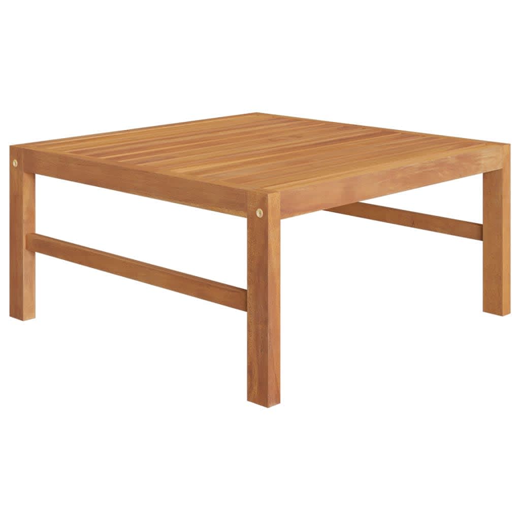 4-delige Loungeset met grijze kussens massief teakhout is nu te koop bij PeponiXL, paradijselijk wonen!