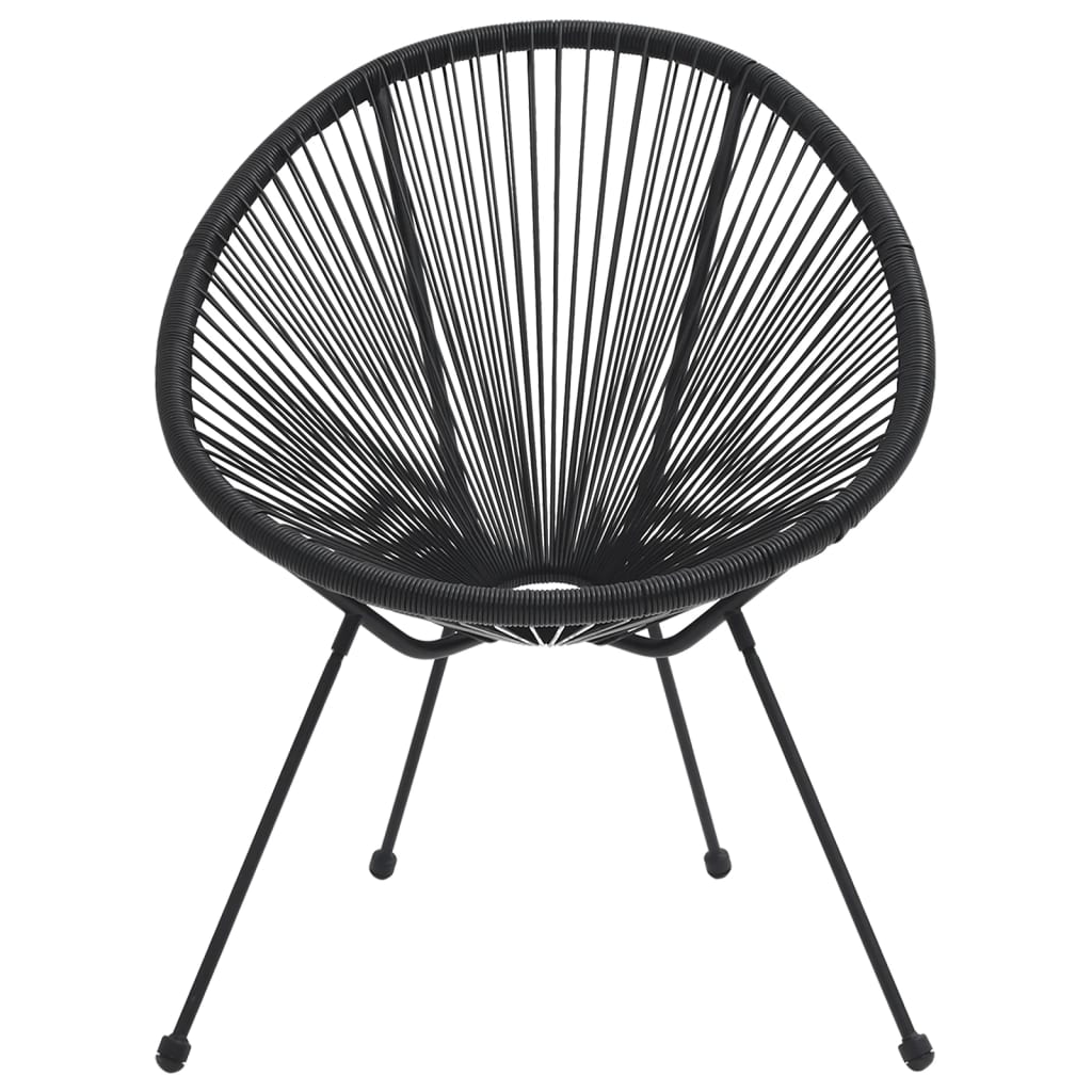3-delige Tuinset zwart is nu te koop bij PeponiXL, paradijselijk wonen!